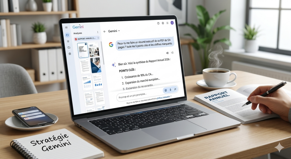 résumer un PDF avec Gemini